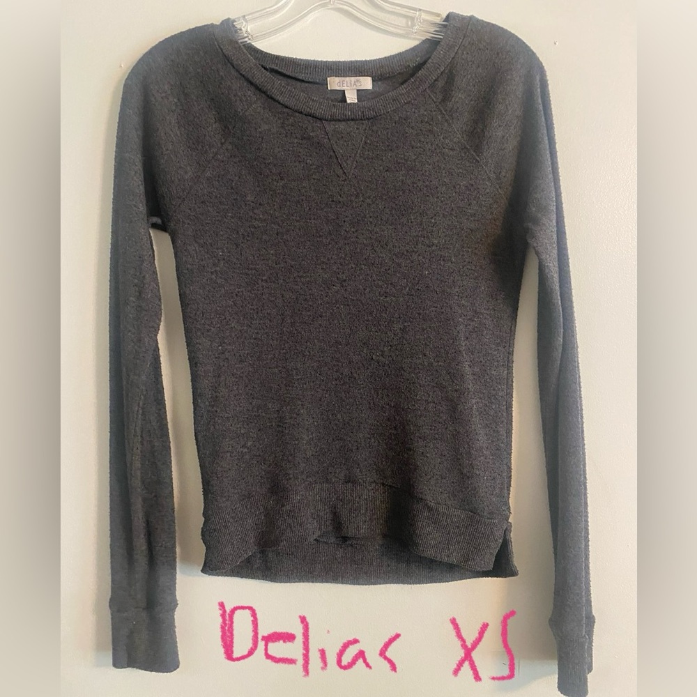 Delia’s XS gray sweater